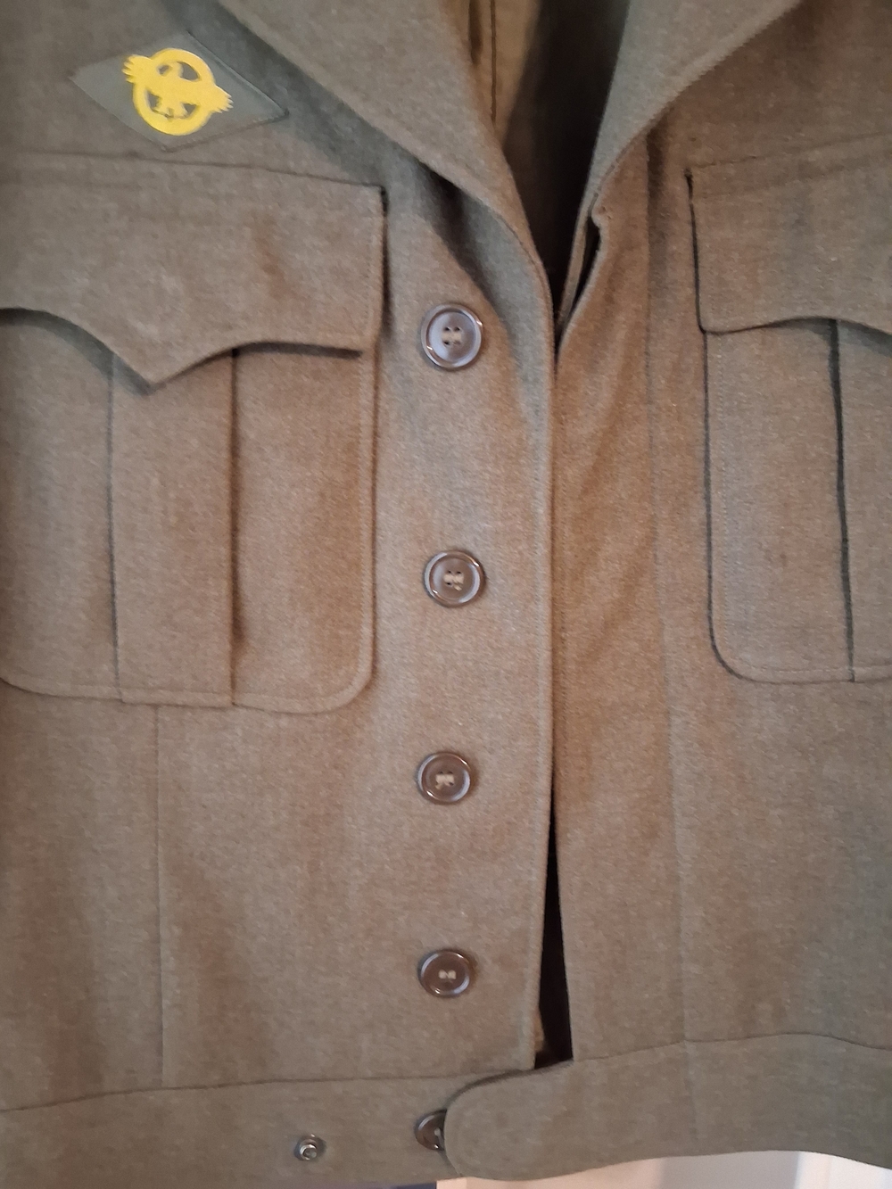 Vintage WWII-era US Army Air Forces Eisenhower Jacket - Picture 7 of 12